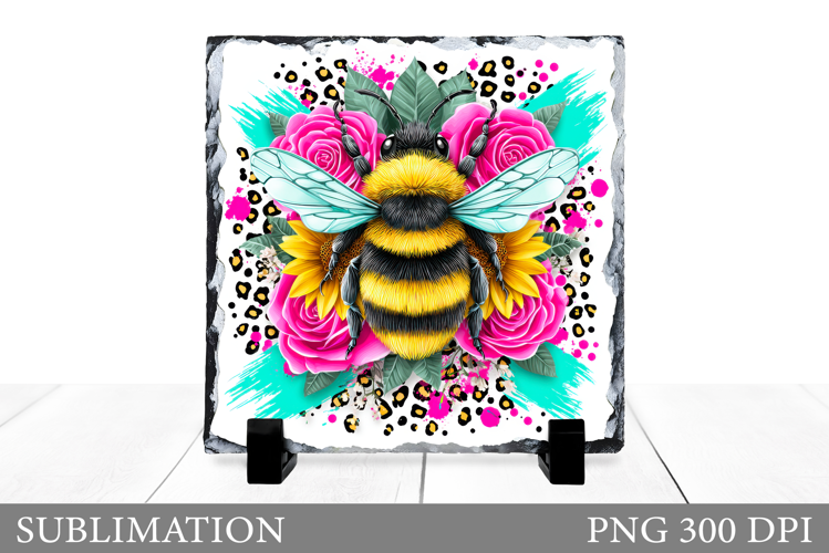Bee Slate Design. Bee Sublimation