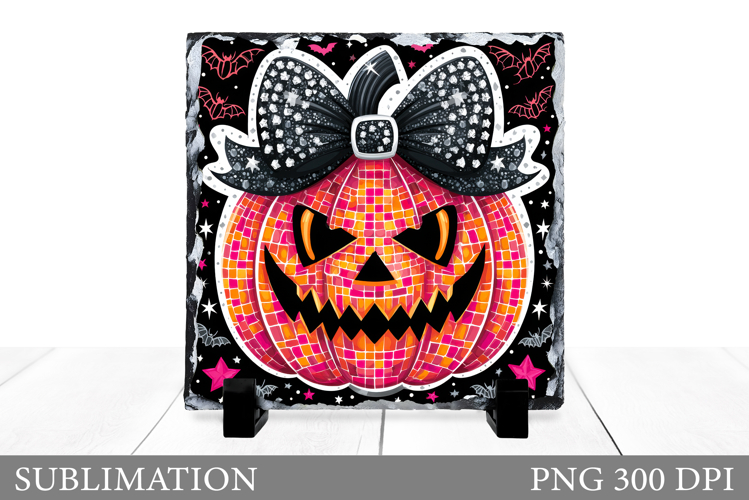 Halloween Pumpkin Slate Design. Halloween Slate Sublimation