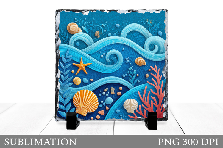 Sea Slate Sublimation. Sea Sublimation