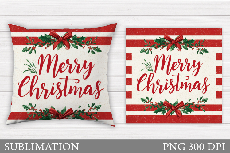 Christmas Pillow Design. Christmas Sublimation