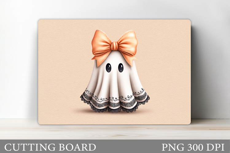 Halloween Ghost Cutting Board. Halloween Cutting Board