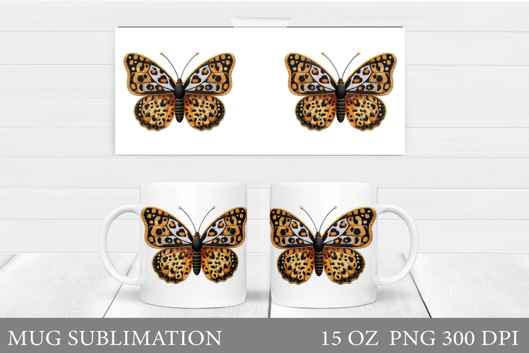 Butterfly Mug Design. Butterfly Mug Sublimation