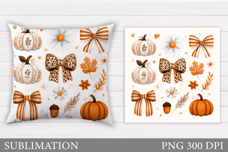 Fall Pillow Design. Fall Sublimation