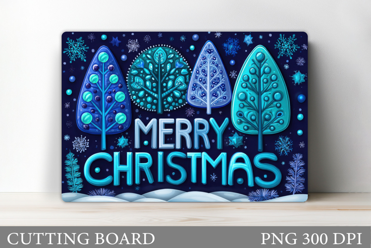 Christmas Tree Cutting Board. Christmas Tree Sublimation
