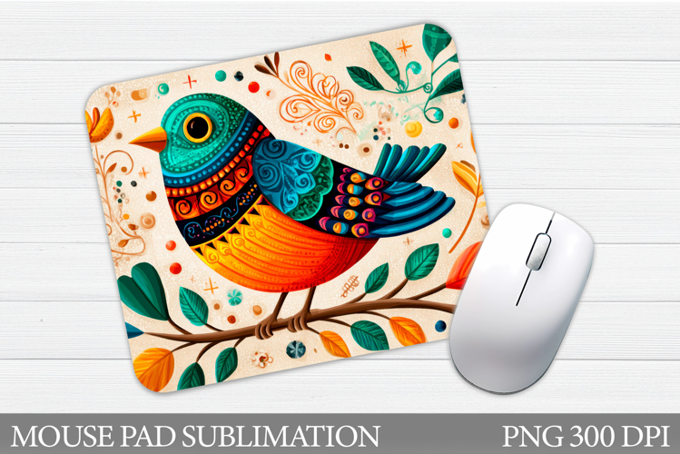 Bird Mouse Pad Design. Spring Birds Mouse Pad