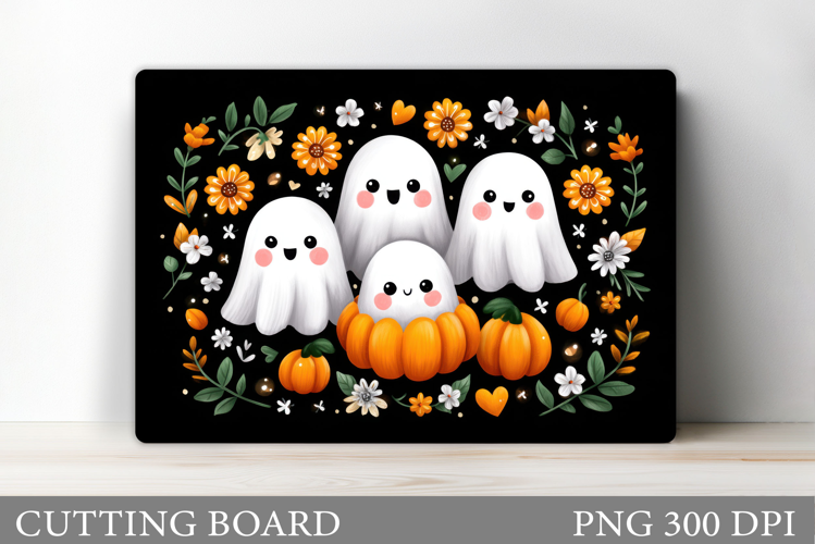 Halloween Ghost Cutting Board. Halloween Cutting Board