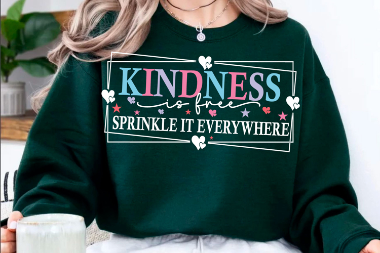 Kindness is Free SVG, Motivational Png