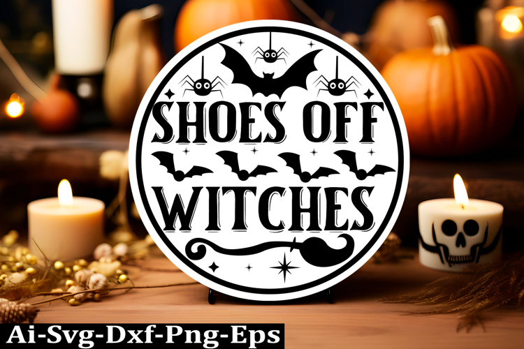 Halloween round sign svg design and Halloween quotes