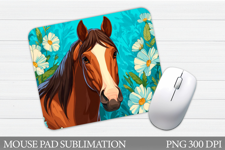 Horse Mouse Pad Sublimation. Horse Mouse Pad Design