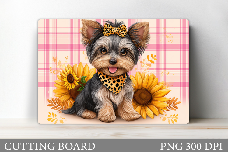 Cute Dog Cutting Board Design. Cute Dog Sublimation