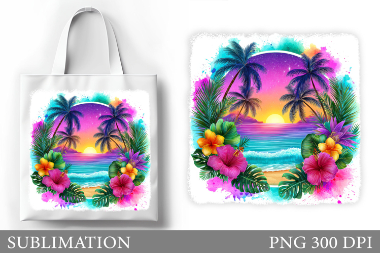 Sea Tote Bag Sublimation. Sea Sublimation