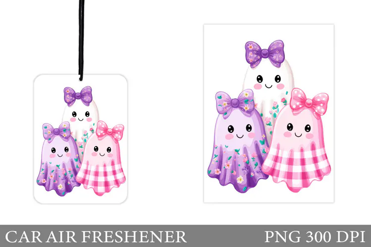 Ghost Car Air Freshener. Halloween Car Air Freshener
