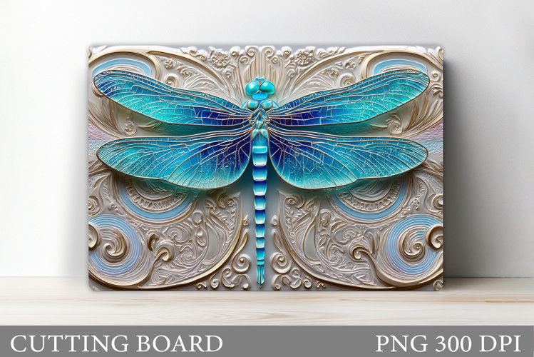 Dragonfly Cutting Board Design. Dragonfly Sublimation