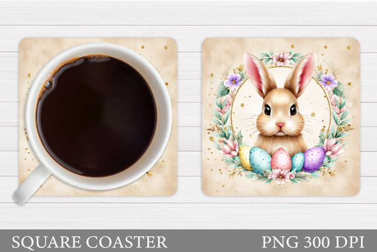 Easter Bunny Coaster. Bunny Easter Coaster Design