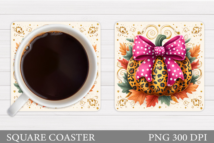 Pumpkin Coaster Design. Pumpkin Sublimation