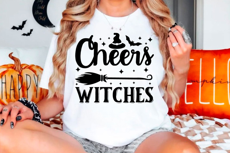 Cheers witches Halloween svg design