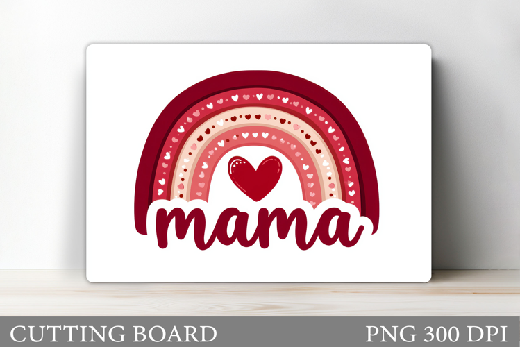 Mother's Day Cutting Board. Floral Cutting Board Sublimation