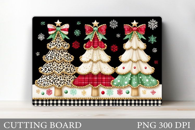 Christmas Tree Cutting Board. Kitchen Cutting Board Design