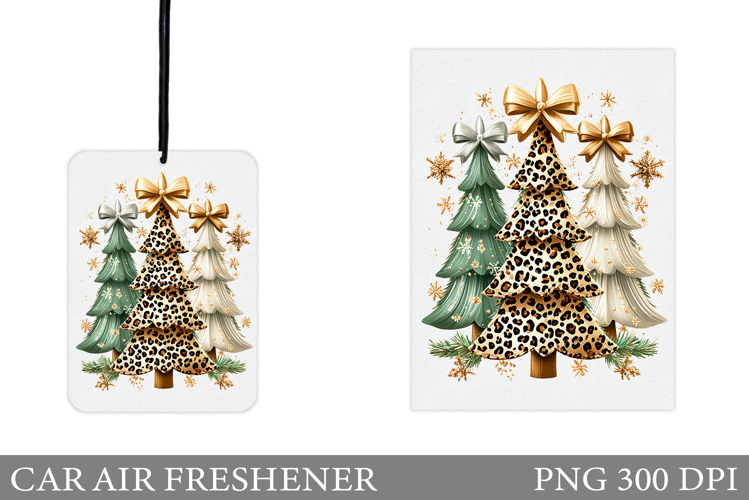 Christmas Tree Car Air Freshener. Winter Car Air Freshener