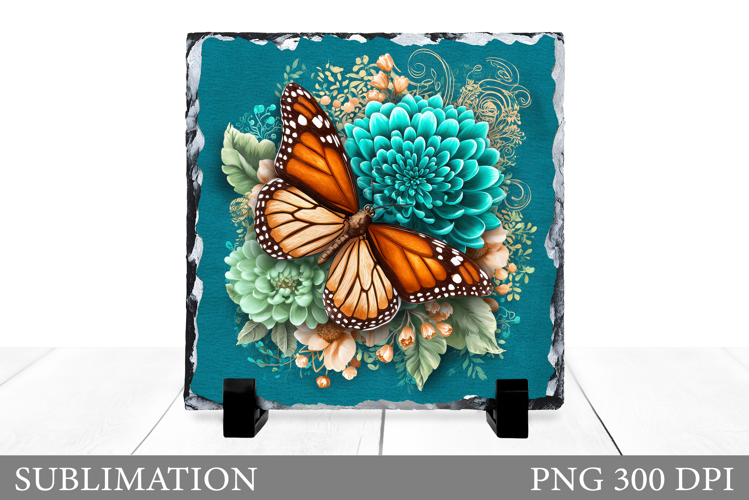 Butterfly Sublimation. Butterfly Slate Sublimation