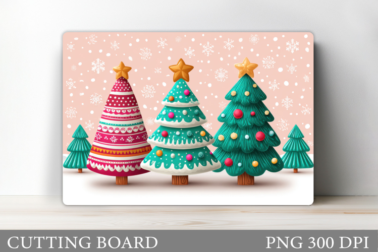Christmas Tree Cutting Board. Christmas Tree Sublimation