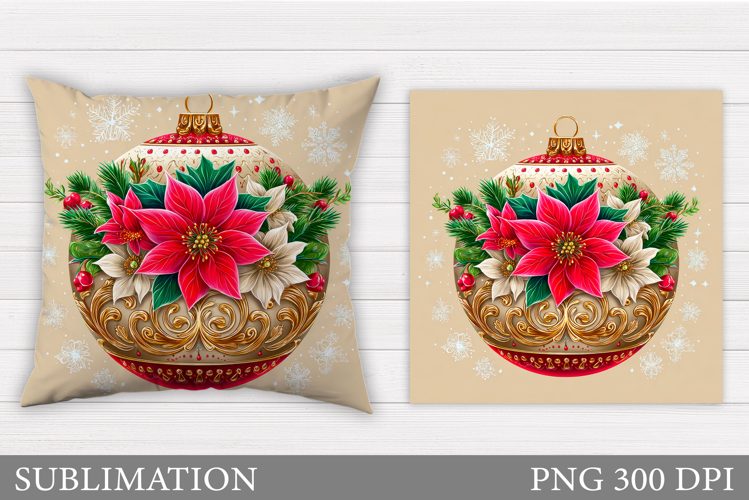 Christmas Pillow Design. Christmas Sublimation