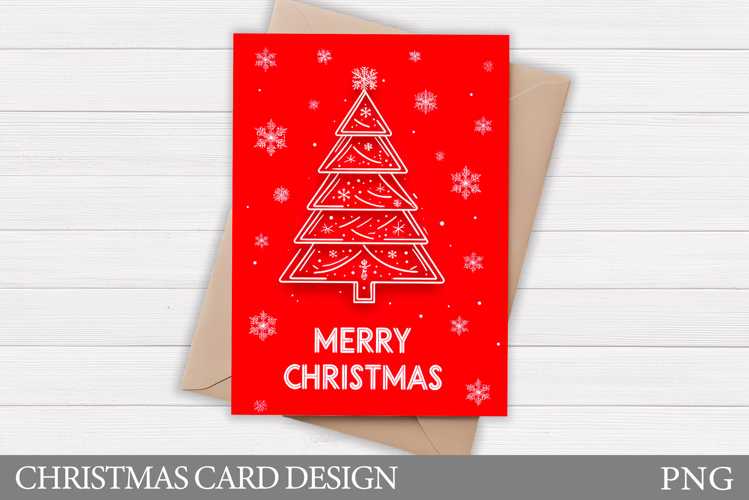 Christmas Card Printable. Merry Christmas Card Design