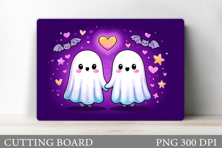 Halloween Ghost Cutting Board. Halloween Cutting Board