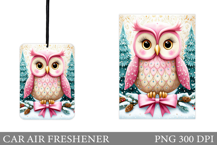 Cute Owl Car Air Freshener. Christmas Car Air Freshener