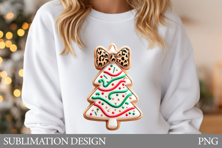 Christmas Tree Cookies Sublimation. Christmas Tree T-Shirt