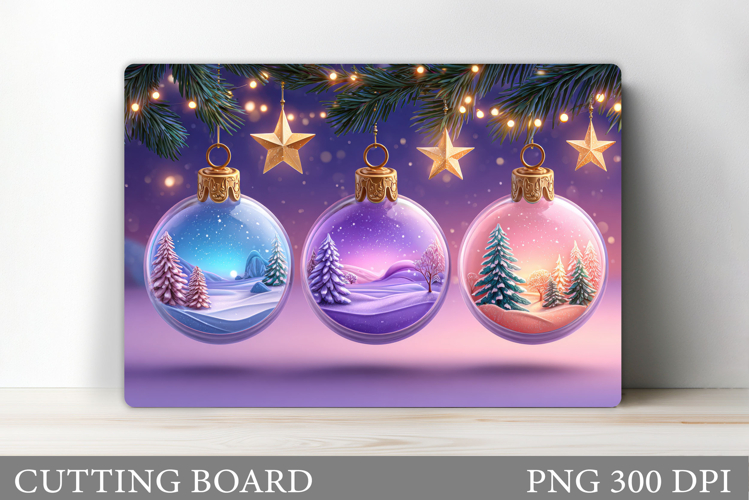 Christmas Cutting Board Design. Christmas Sublimation