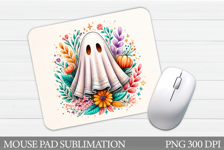 Halloween Ghost Mouse Pad. Halloween Mouse Pad Sublimation