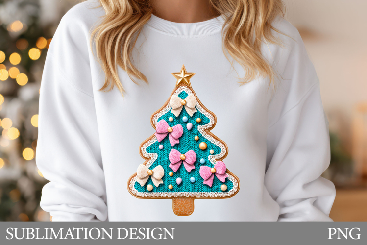 Christmas Tree T-Shirt Design. Christmas Tree Sublimation