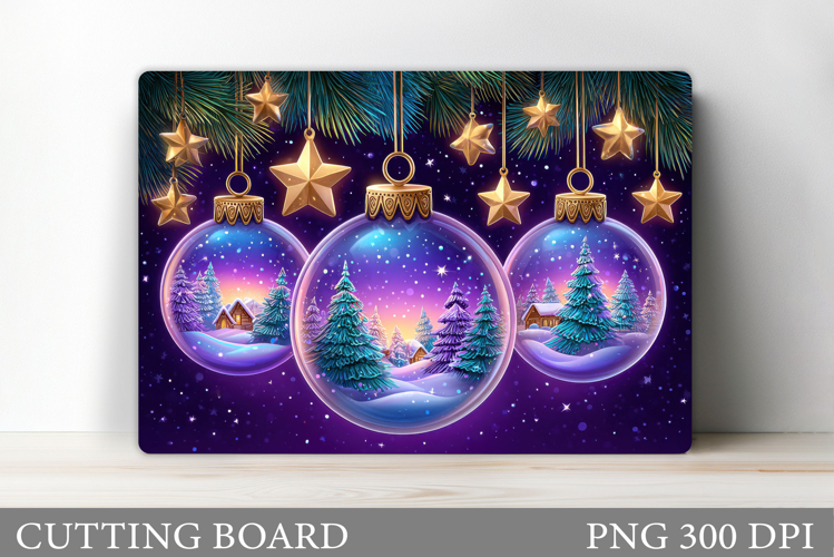 Christmas Cutting Board Design. Christmas Sublimation