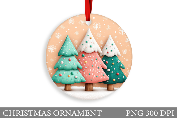 Christmas Tree Christmas Ornament. Christmas Sublimation