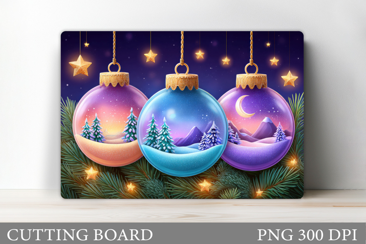 Christmas Cutting Board Design. Christmas Sublimation