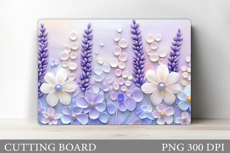 Flowers Cutting Board. Floral Cutting Board Sublimation