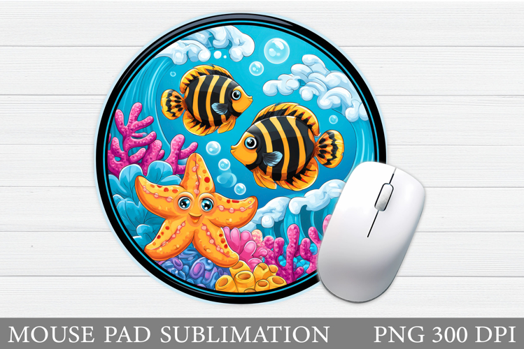 Fish Mouse Pad Design. Fish Sublimation