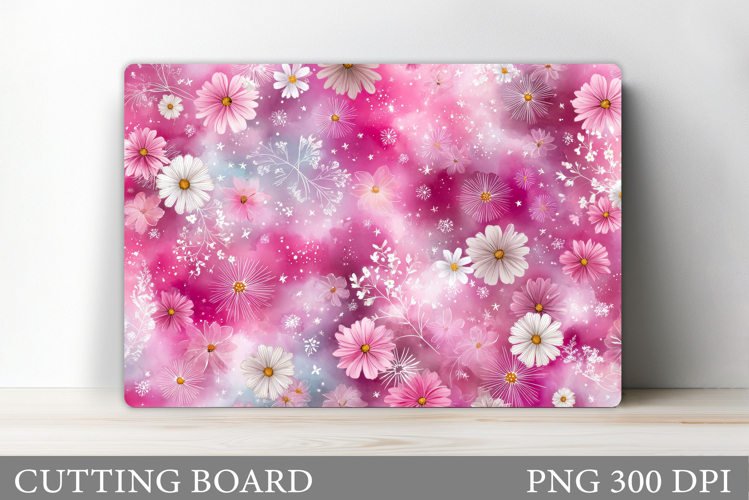 Flowers Cutting Board. Floral Cutting Board Sublimation