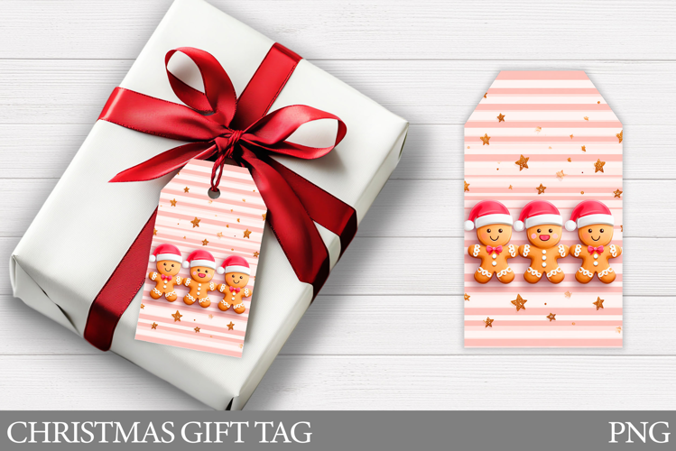 Gingerbread Gift Tags. Christmas Gift Tag Printable