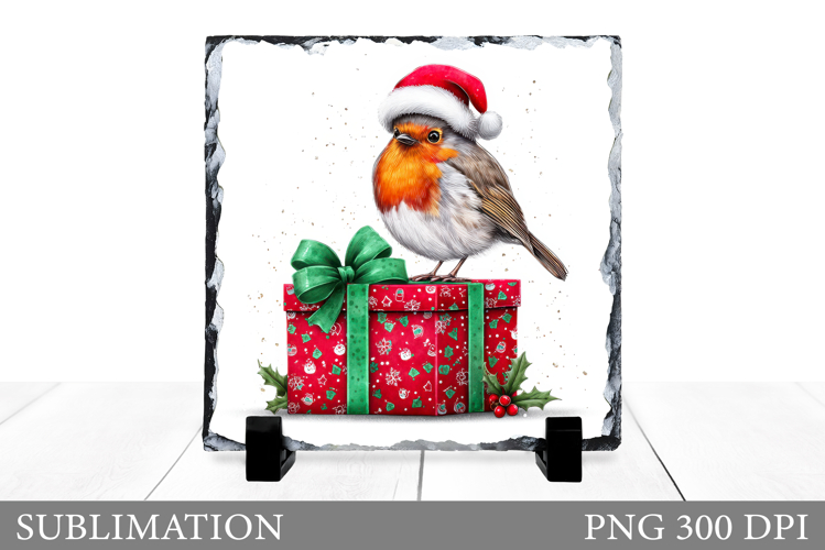 Christmas Bird Sublimation. Christmas Bird Slate Design