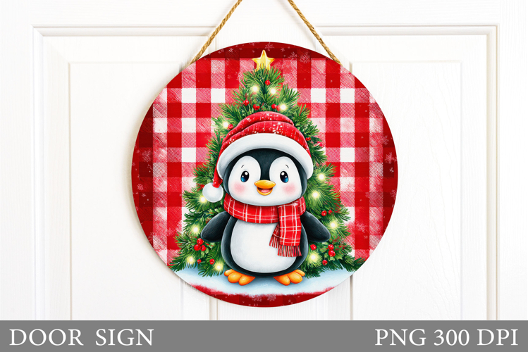 Christmas Penguin Clipart Image 16