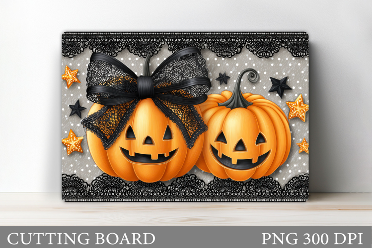Halloween Pumpkin Cutting Board. Halloween Cutting Board