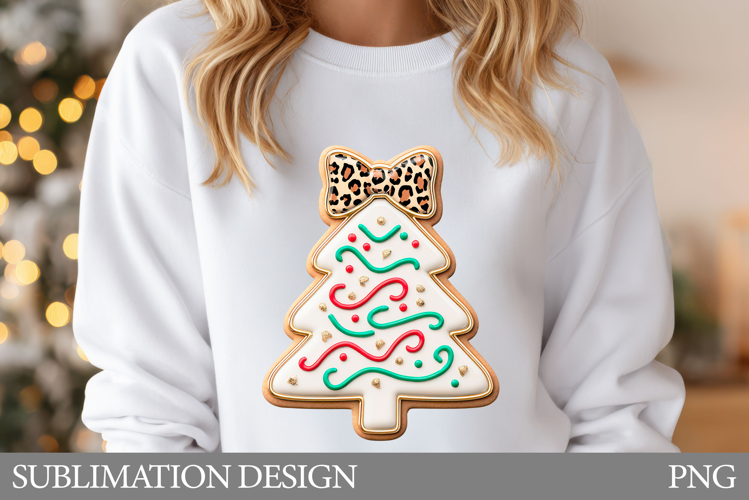 Christmas Tree Cookies Sublimation. Christmas Tree T-Shirt