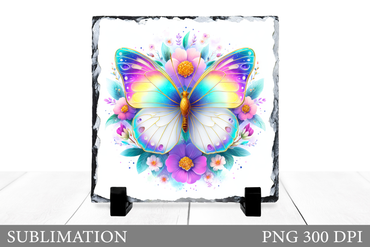 Butterfly Sublimation. Butterfly Slate Sublimation