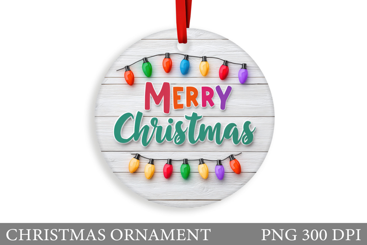 Christmas Ornament Design. Christmas Sublimation
