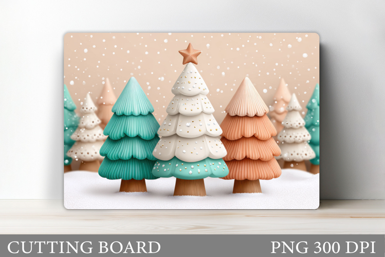 Christmas Tree Cutting Board. Christmas Tree Sublimation