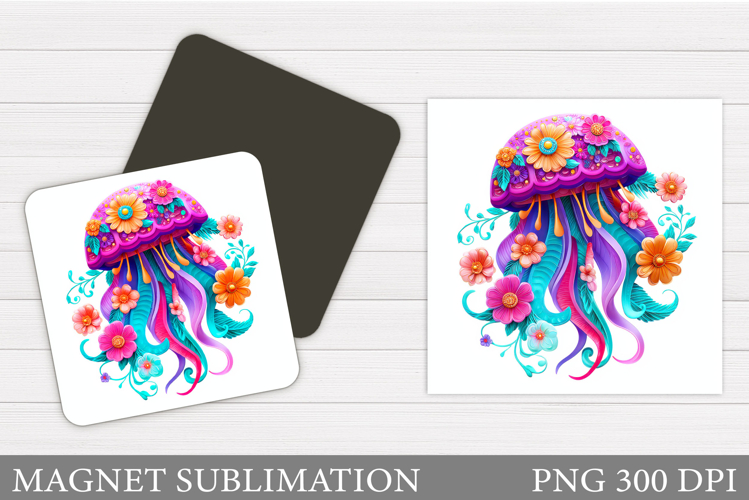 Jellyfish Magnet Sublimation. Jellyfish Sublimation