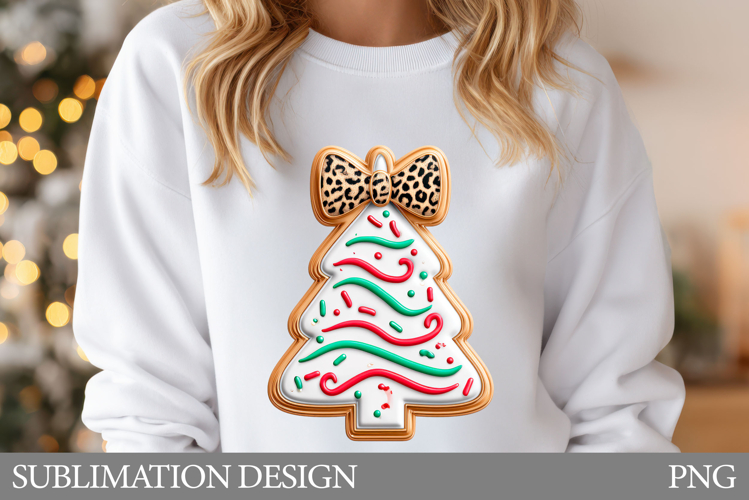 Christmas Tree Cookies Sublimation. Christmas Tree T-Shirt