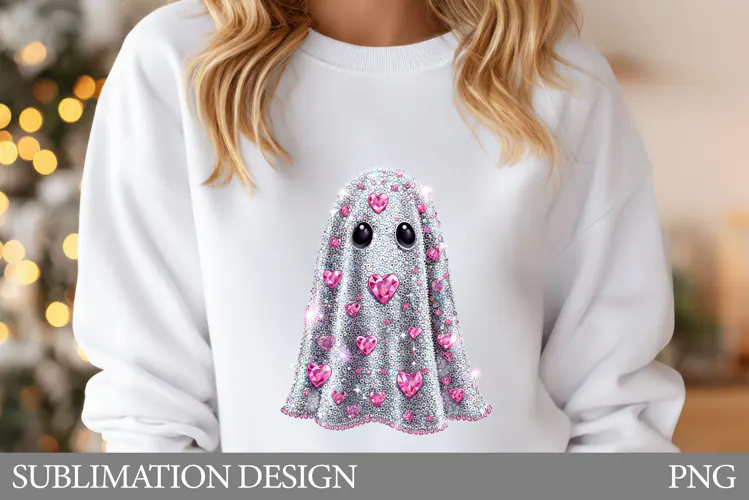 Cute Ghost Sublimation. Cute Ghost T-Shirt Design
